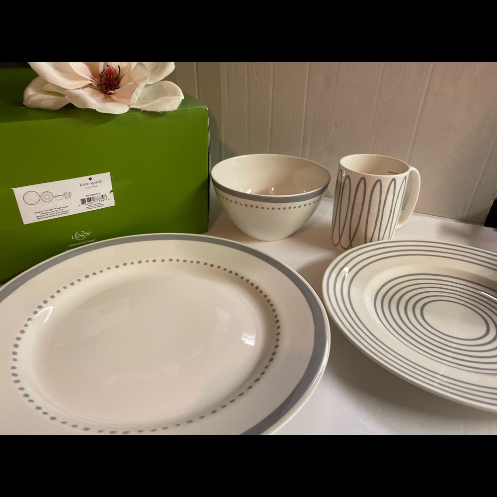 Lenox Kate Spade Charlotte Street place setting